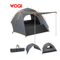 WOQI Camping Tent 2-3 Person Automatic Pop-up Tent Waterproof All Season Camping Tent