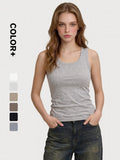 Sleeveless Basic Casual Camisole Top Shirt Slim Knit Fitness Women's Tank Tops