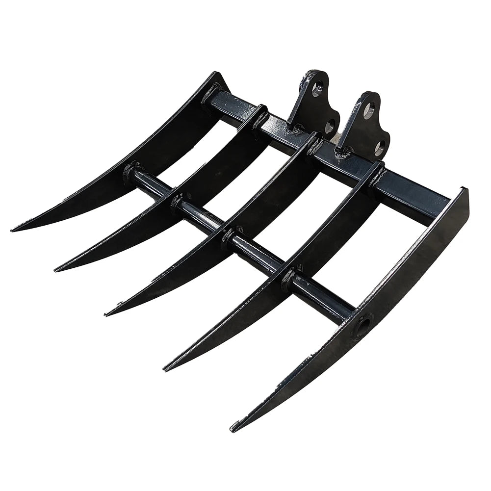 Attachment Excavator Bucket Rake  Earth Rock Loosening Buckets