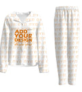 Print on Demand Custom Pajamas Long Sleeve  Pyjamas Woman Sleepwear Women Loungewear Set