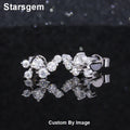 Starsgem Cute Jewelry 14K Solid Gold Melee Lab Grown Diamond Stud Earrings for Girls