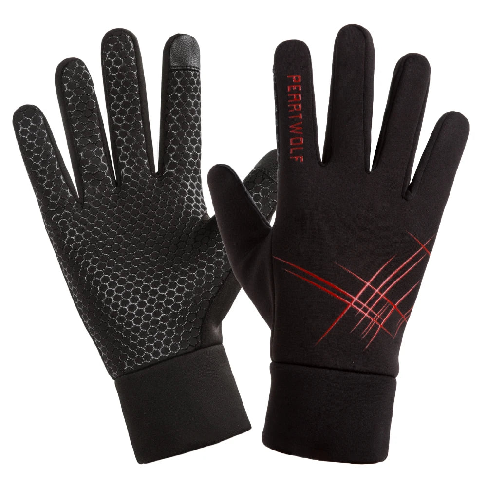 Anti-slip Touch Screen Wind-proof Running Touch Screen Sports Competition Wind-proof Bicycle Gloves in Winter