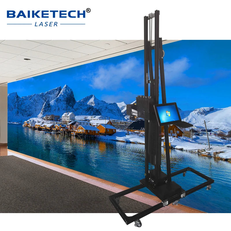 Factory Direct 3D UV Definition 3D Vertical Wall Printing Machine Effect Wall Window Car PVC Vinyl Sticker Printing Machine