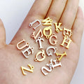 SC Tarnish Free 18K Gold Plated A-Z 26 Letter Pendants Charms High Polish Stainless Steel Initial Pendant for Necklace Bracelet