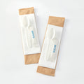 CPLA Wholesale Compostable PLA Eco Friendly Flatware Spoon Disposable Cutlery with Napkin