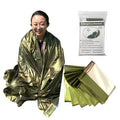 Portable PET Aluminium Coated Mylar Outdoor Rescue Blanket Lightweight Thermal Survival Emergency Blanket for Outdoor Adventures