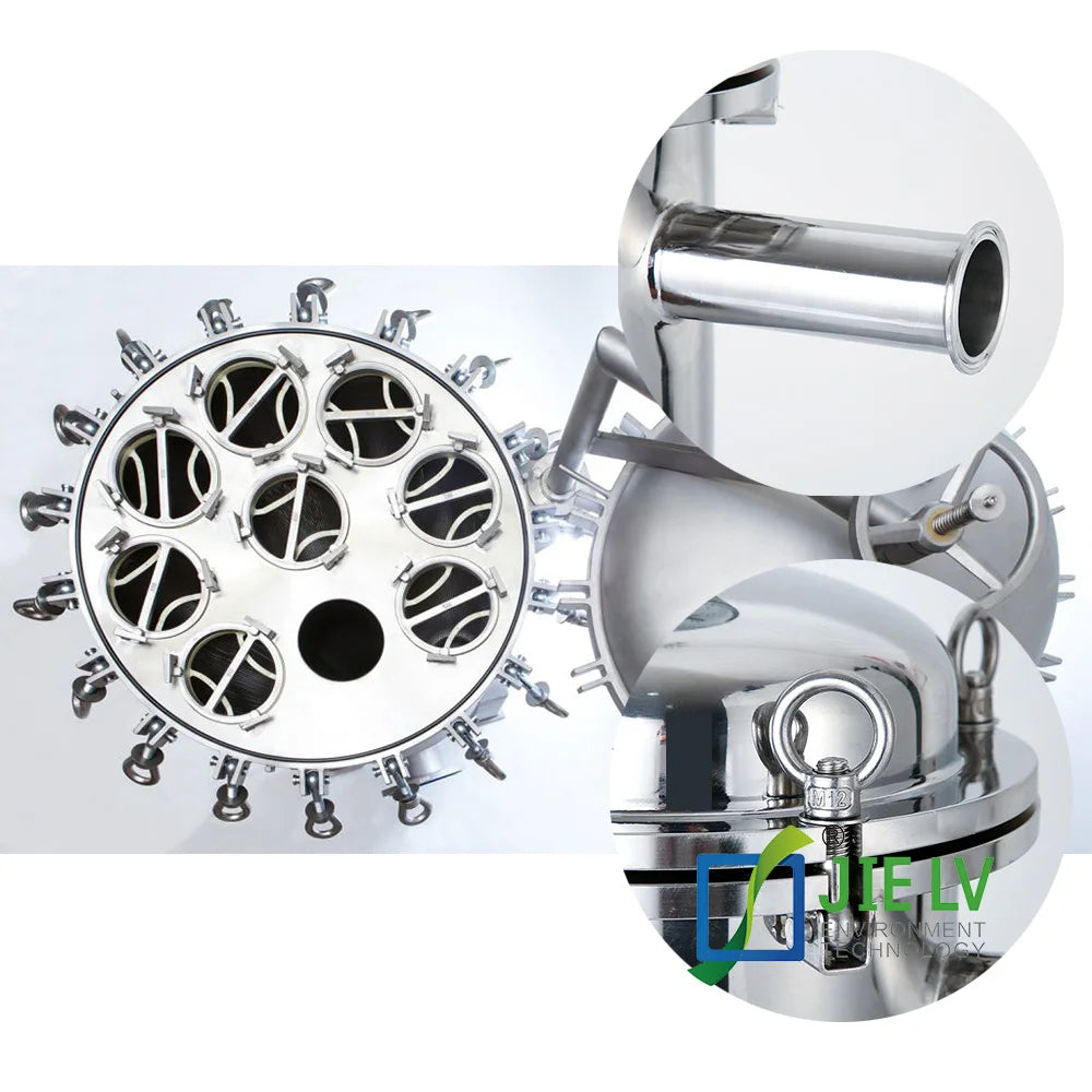 New High-Pressure 236GB42AM Industrial High Flow SS304/SS316 Stainless Steel Water Bag Filter 0.2-2500 Micron Filtration Quick