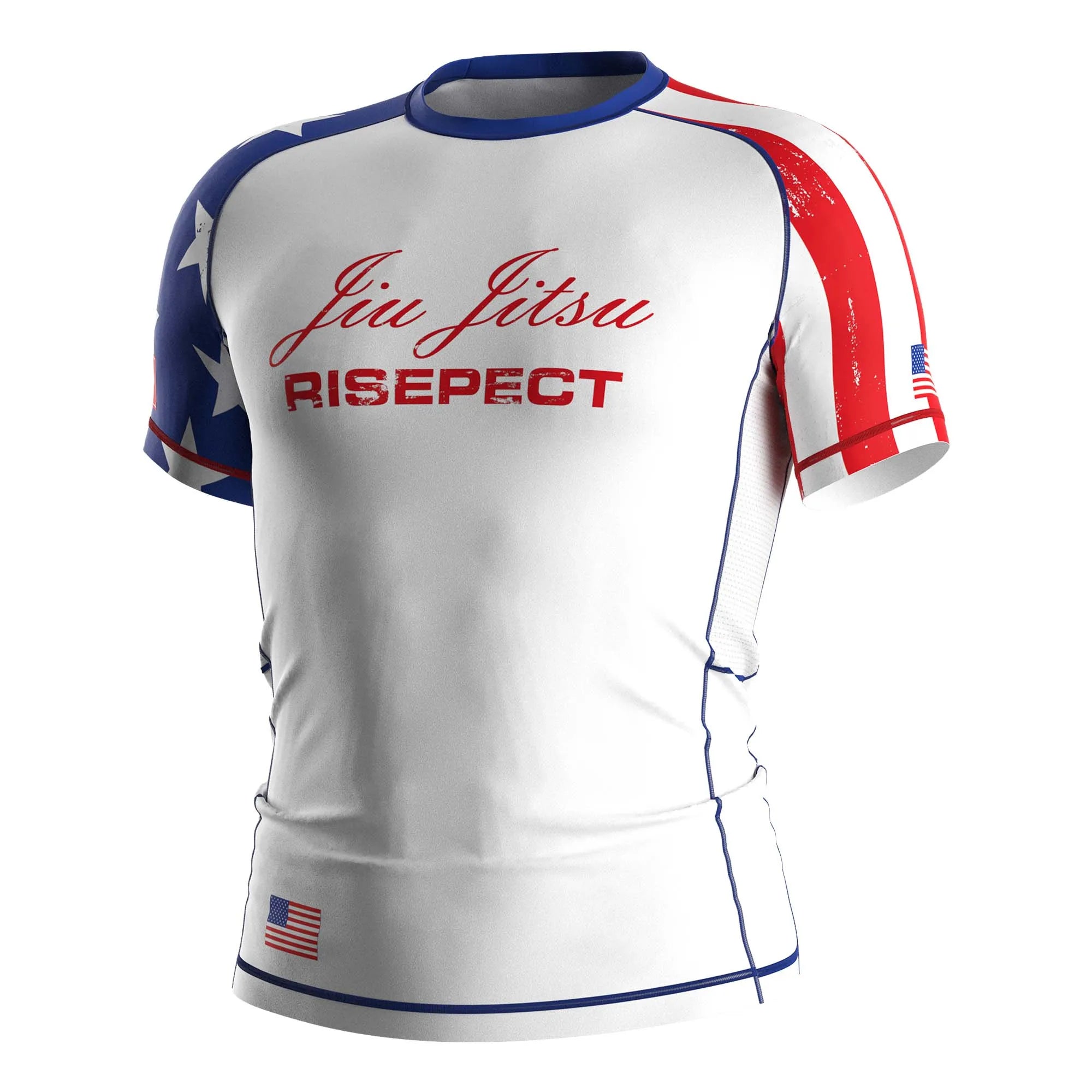 Men's National Elite Series Rash Guard of American NO GI PRO Confidence and Pride of a Martial Arts Master