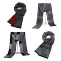Fashion Print Pashmina Scarf Cashmere Wool Luxury Scarf for Men Custom Plaid Scarves Winter Thick Warm Shawls Muffler Long Wraps