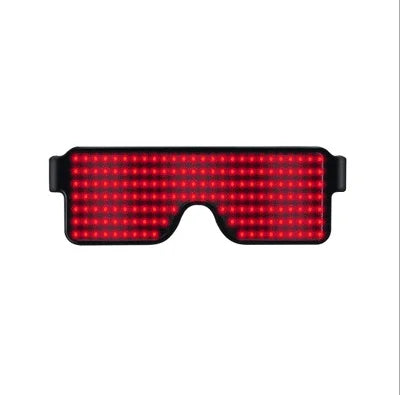Dynamic LED Glasses USB Rechargeable Wireless LED Light up Glasses Novelty Party Favor Glowing Luminous Eyeglasses
