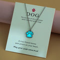 Y207 Wholesale Collar De Acero Inoxidable Glow in the Dark Pendant Luminous Women Men Dog Paw Necklace Fashion Jewelry Necklaces