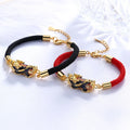 Classic Chinese Red Rope Temperature Sensing Discoloration PI Xiu Bracelet