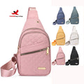 Wholesale Price Shoulder Bags Simple Fanny Pack New Multi-layer Embroidered Line Daily Use Crossbody Bag Women Travel Chest Bags