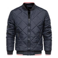 New Mens Winter Solid Color Jacket Cotton Jacket Thickened Stand Collar Cotton Jacket