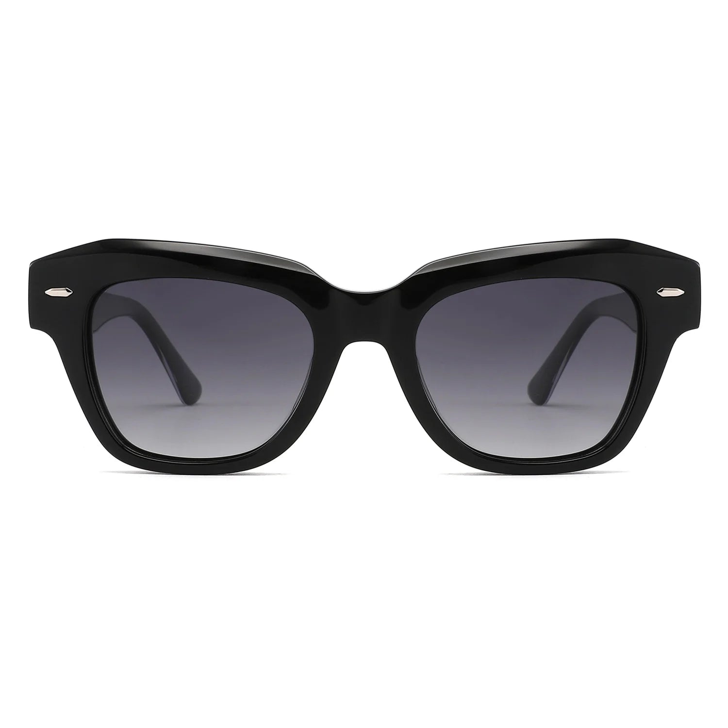 882232S Gradient Lens Thick Acetate Sunglasses Polarized UV400 Wholesale Manufacturer Trendy Custom Sunglasses