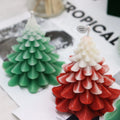 Wholesale Decorative Popular Gift Fragrance Candles Set Customizable Logo Scented Candle Christmas Tree Scented Candle