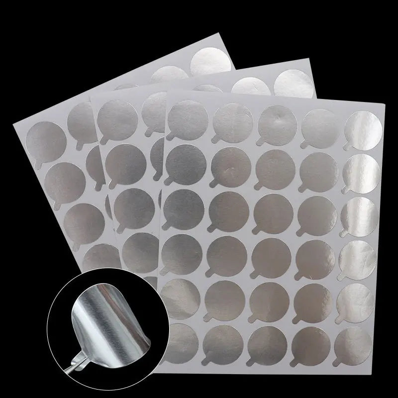 Wholesale Eyelash Tinfoil Sticker Eyelash Extension Tools Glue Holder Tinfoil Paper 300pcs in One Bag