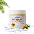 Private Label Natural Body Butter Mango Skin Care Moisturizing Brightening Whipped Cosmetic Product Raw Vegan Fruit Body Lotion