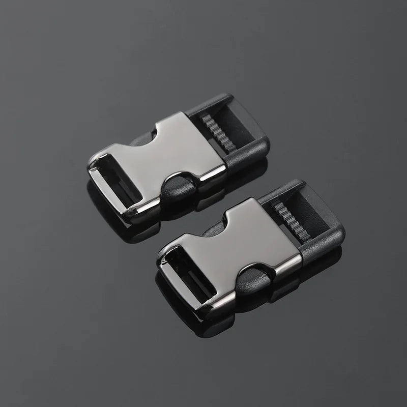 Luxury Fashion Belt Buckles Custom Logo and Plating Clip Color Steel Snap Hooks Stainless Steel Release Belt Buckles