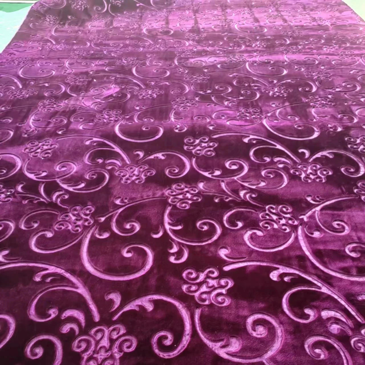 Hot Selling Raschel Mink Rectangle Carpet and Rug Flannel Embossed Printed Home Decor for Modern Living Room and Bedroom Floor