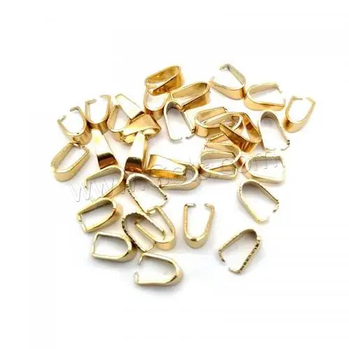 Hot Sale Fashion Stainless Steel Pinch Bail Pendant Clasp 1000PCs/Bag