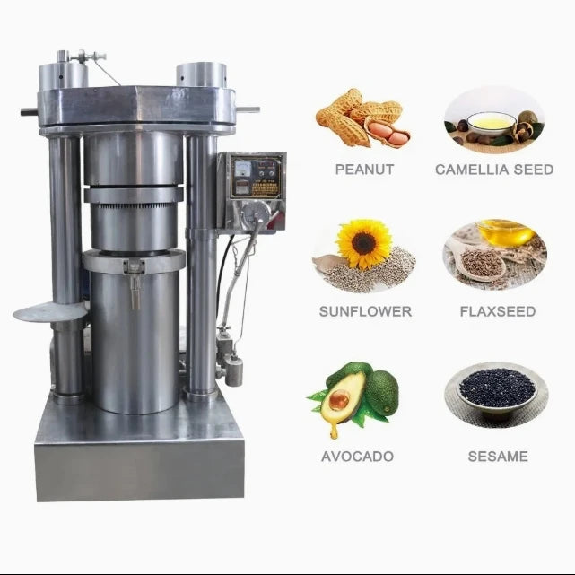 Olive Tech OT-180 Avocado Hydraulic Oil Press Machine Commercial Avocado Extraction Machine Cocoa Coconut Oil Press