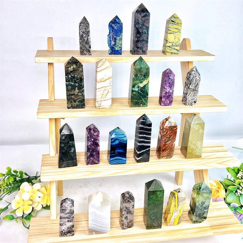 Wholesale Bulk Crystal Natural Spiritual Stone Mix Materials Point Tower for Decoration