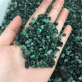 Natural Emerald Crystal Rough Stone Gravel Mineral Precious Fengshui Crafted Gemstone