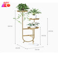 Hot Sale Modern Indoor Garden Flowerpot Planter Stand Metal Plant Pot Corner Vase Stand with Art Decor Design Packed in Carton