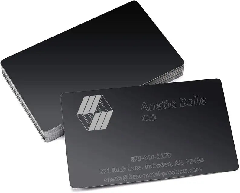2022 Factory Price Sublimation Name Blank Aluminium Anodized Aluminum Metal Business Cards