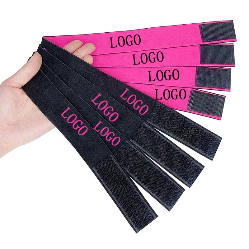 Lady Corner Free Repeat Logo Custom Private Label Glueless Wigs Elastic Band No Slip Edges Hairbands Spandex/Nylon Oeko-Tex