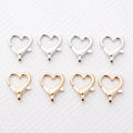 Wholesale Heart Lobster Claw/Clasp Bag keychain Jewelry Findings Necklace or Bracelet ClaspDIY Jewelry Accessories