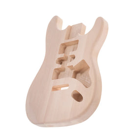Yasen Unfinished ST Basswood Guitar Body for DIY Guitar Building Kits