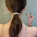 Exquisite Rhinestone Hairpin Ponytail Buckle Women Gifts Crystal Barrette Accessories Hair Clip Hairgrip