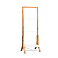 Indoor Portable Bamboo Tree Shape Clothes Rack with Single Tier Shelves for Hanging Clothes for Living Room and Bathroom Bedroom
