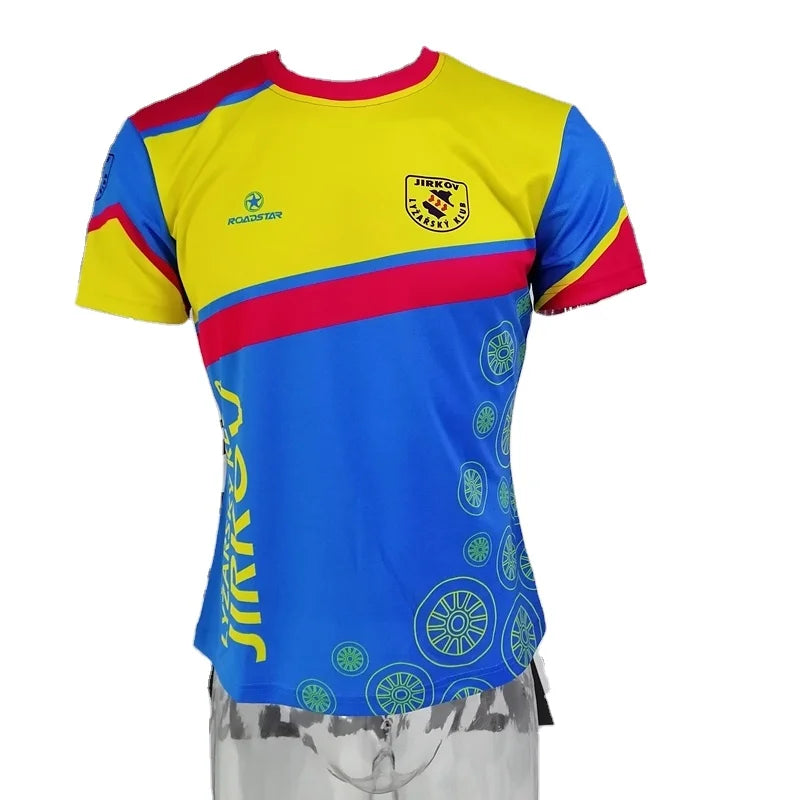 Roadstar Wholesale Custom Logo Bodybuilding Quick Dry Gym Running Fitness Men's Shirts