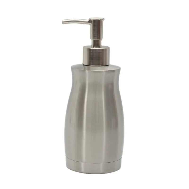 Wholesale Unique Curved Stainless Steel Storage Pump Bottles
