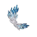 Elegant Anti-Gloss Gradient Swan Brooch Corsage Women's Commuter Jack Accessory Diamond Rhinestone Plating for Wedding Gifts