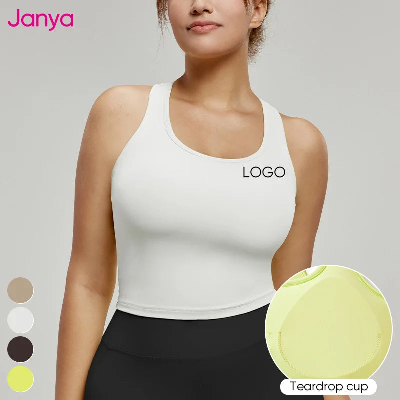 Janya Women's Plus Size Breathable Racerback Running Vest Quick Dry Lightweight Yoga Tank Top Sustainable Feature Age Adults