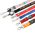 Custom Eco Friendly Sublimation Polyester Promotional Badge Holder Lanyards with Hook for Trade Shows & Exhibitions
