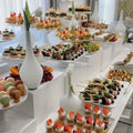 SHP Custom Acrylic Nesting Cube Display Rack Buffet Food Risers Stand Wedding Christmas Catering Dessert Jewelry Showcase