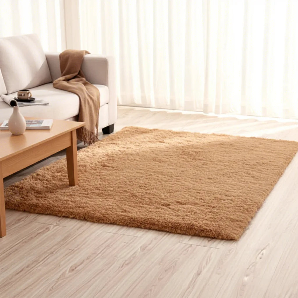 Wholesale Non-Slip Plush Furry Fur Rugs Fluffy Bedroom Accent Floor Carpet Living Room Area Rug Prayer Rugs and Carpets