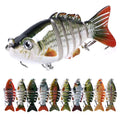 Wholesale JM051 8cm 13g Artificial Hard Baits 6 Sections Multi Jointed Minnow Fishing Lures