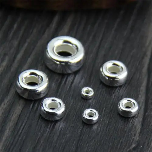 925 Sterling Silver Bracelet Spacer Beads Different Styles for Choice Bracelet Accessories Diy 518104