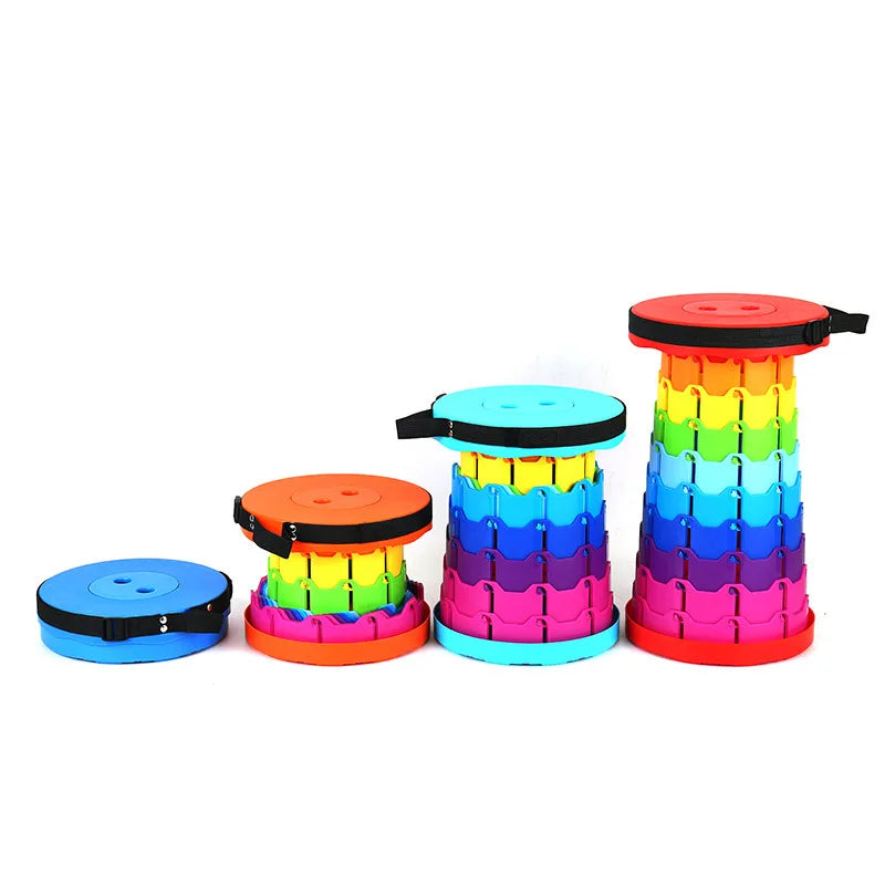 XIWANG Plastic Portable Garden Telescopic Stool for Outdoor