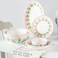 Wholesale Simple and Creative Tulip Ceramic Tableware Set
