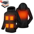 Men's jacket Heated USB Rechargeable Men Women Long Sleeve Soft and Comfortable Warm Heated Jacket Coat