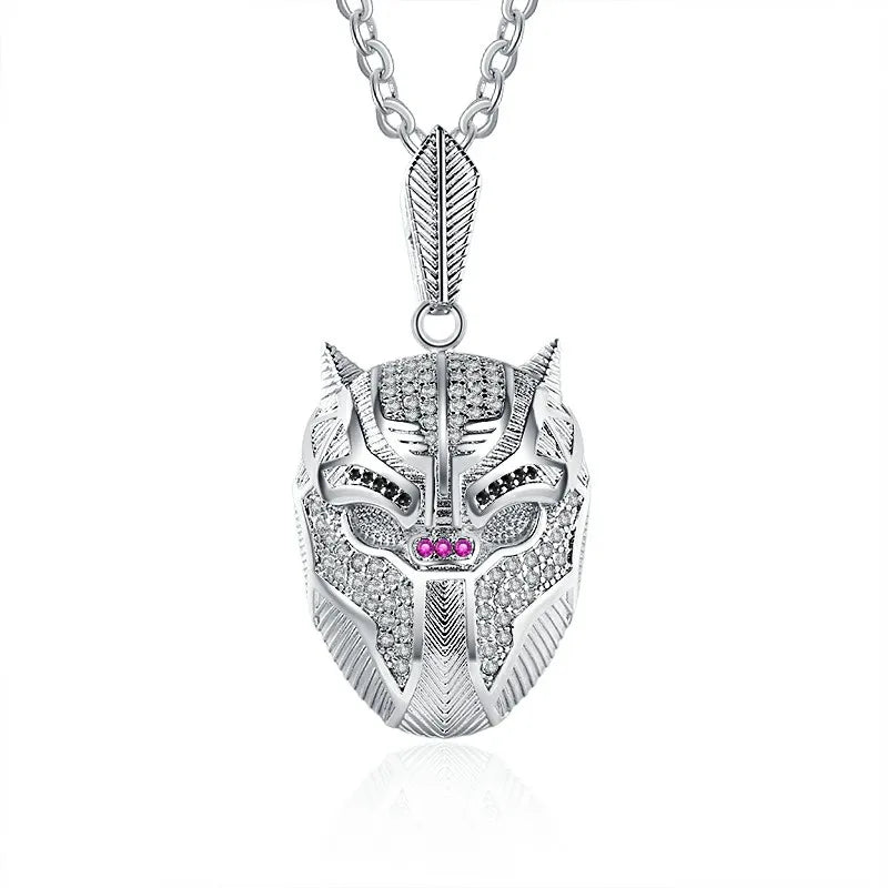 Wholesale Fast Shipping Hip Hop Ice Out Zircon Pendant Weiman Hero Necklace Brass Copper Silver Plated Wedding & Party Jewelry