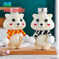 Premium Materials Christmas 350Ml Plastic Bouteille En Plastique Packaging Soda Can Custom Plastic Bottle With Lid