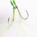 Glow Luminous 49 Strand Stainless Steel Metal Wire Fishing Assist Hook